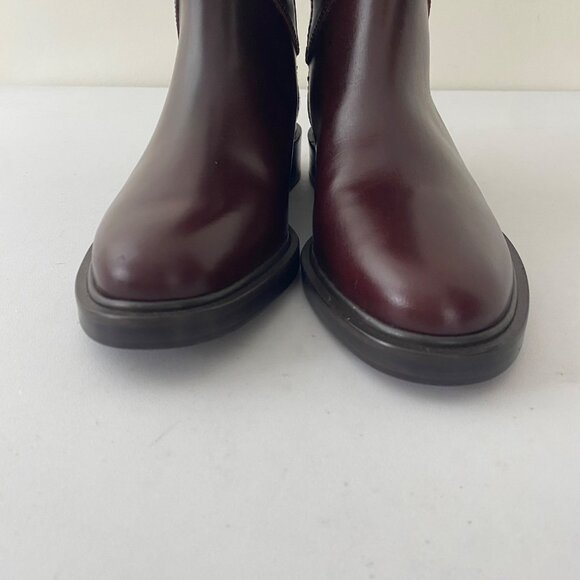 New Reformation x Kacey Musgraves Franklin Knee Riding Boot Ruby - Picture 8 of 15